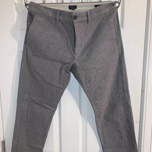 J. Crew Grey Slim Fit Wool Pants